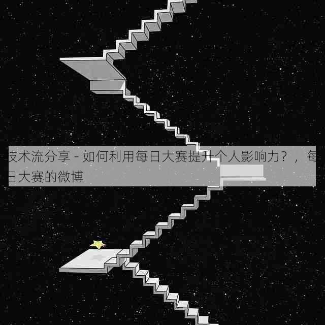 技术流分享 - 如何利用每日大赛提升个人影响力?,每日大赛的微博