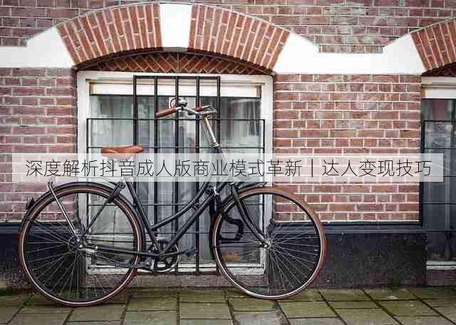 深度解析抖音成人版商业模式革新｜达人变现技巧